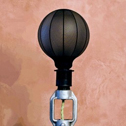 Afgekoppeld tafellamp close-up lamp